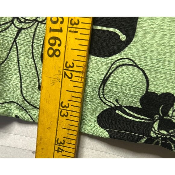 Maggie Barnes Womens Plus Size 3X Green Floral Button-Front Blouse w/ Black Tank - Picture 15 of 16